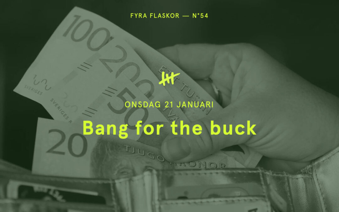 Provning: Bang for the buck, 21 januari, 2026